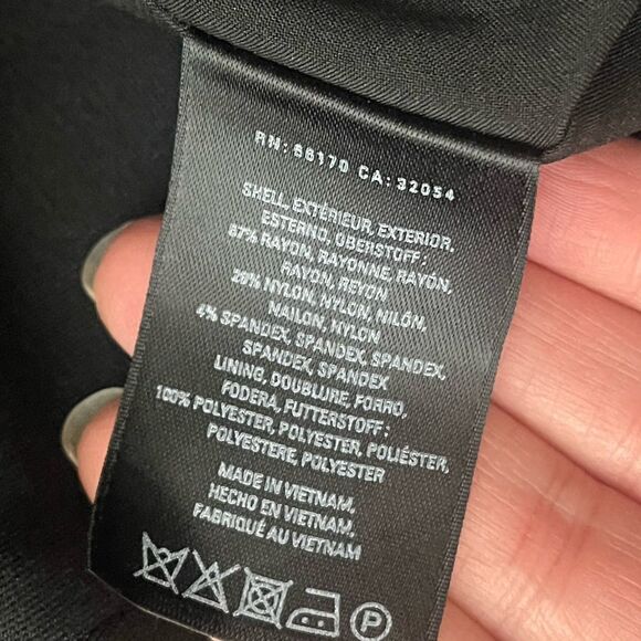 ANTHROPOLOGIE Cartonnier Bell Sleeve Blazer Medium Black NEW Modern Boho Chic - Picture 9 of 11